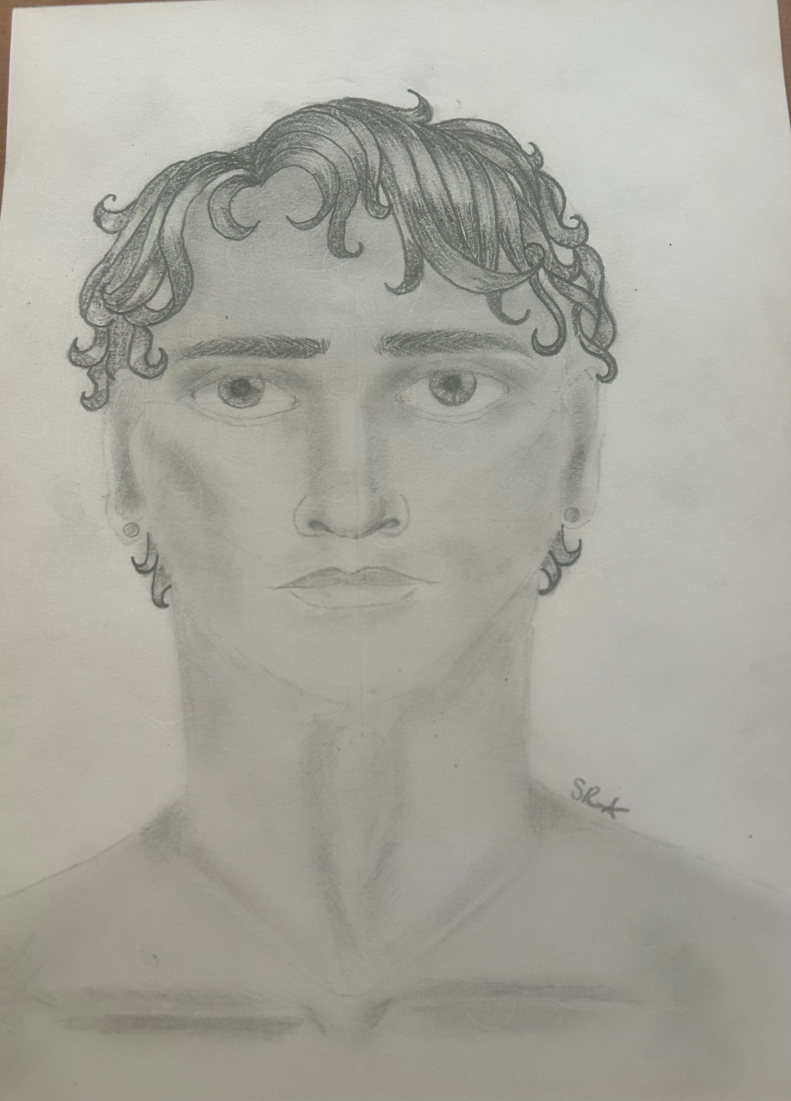 Realistic drawing commission portrait